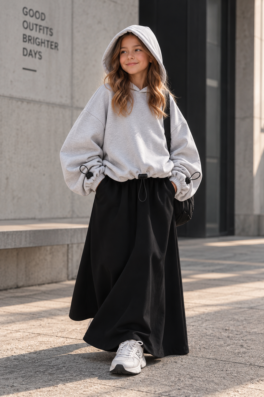 Ensemble Naya — Hoodie & Jupe Longue