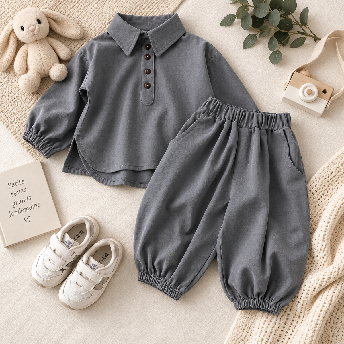 Ensemble Milo — Chemise & Pantalon Ample