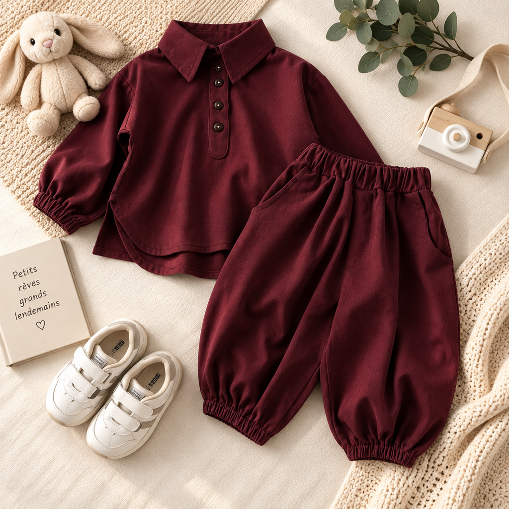 Ensemble Milo — Chemise & Pantalon Ample
