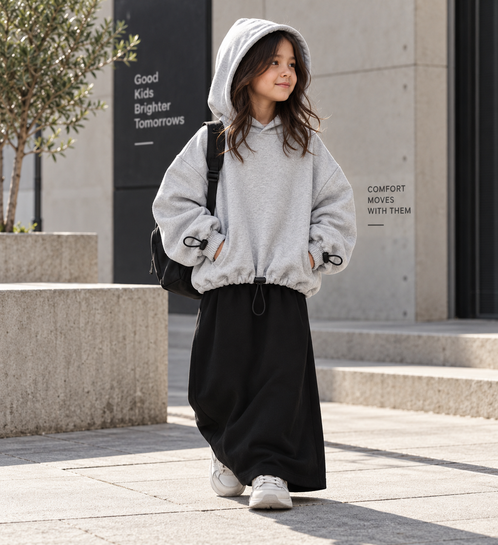 Ensemble Naya — Hoodie & Jupe Longue