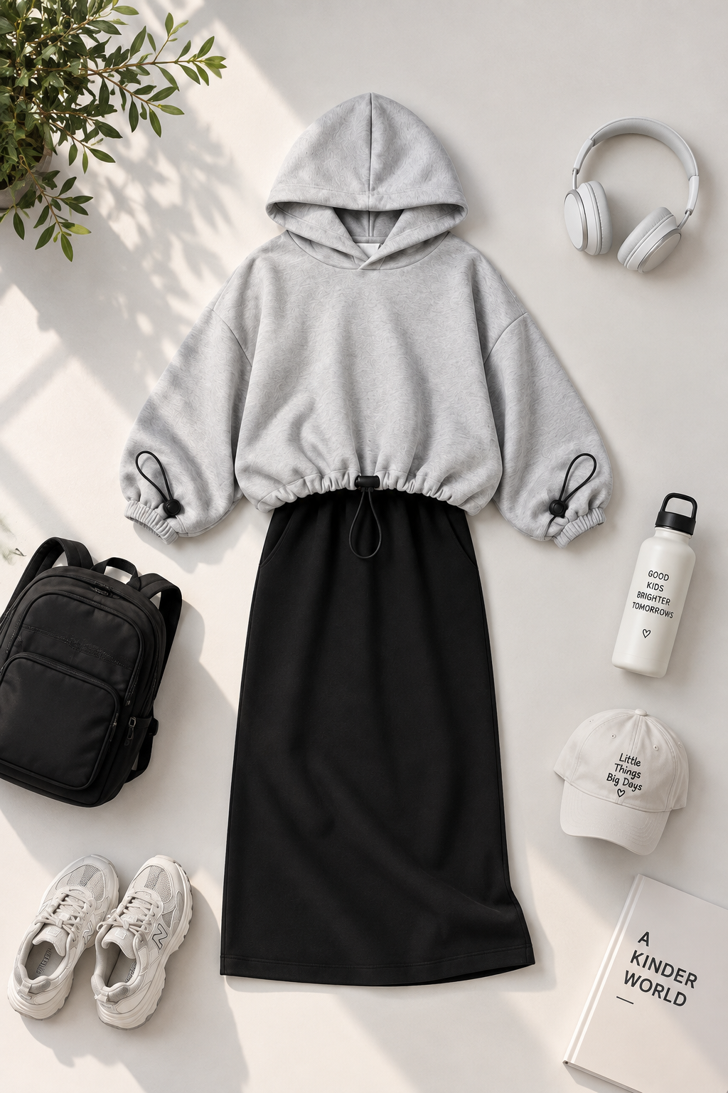 Ensemble Naya — Hoodie & Jupe Longue
