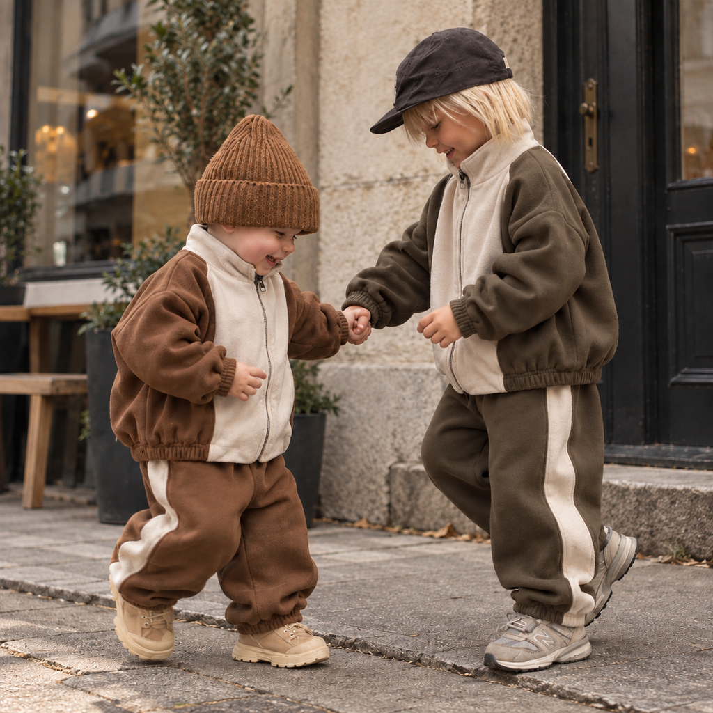 Ensemble Sohan — Veste Zippée & Pantalon Ample