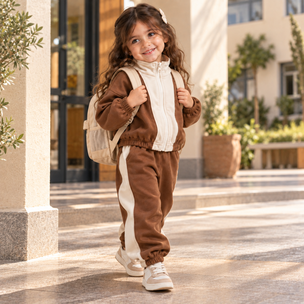 Ensemble Sohan — Veste Zippée & Pantalon Ample