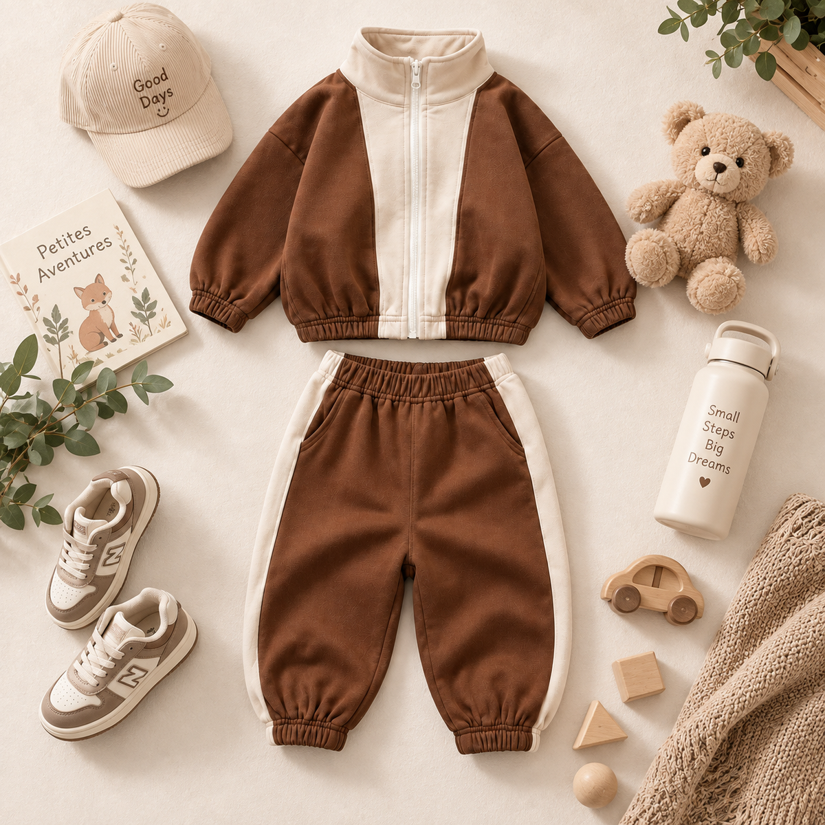 Ensemble Sohan — Veste Zippée & Pantalon Ample