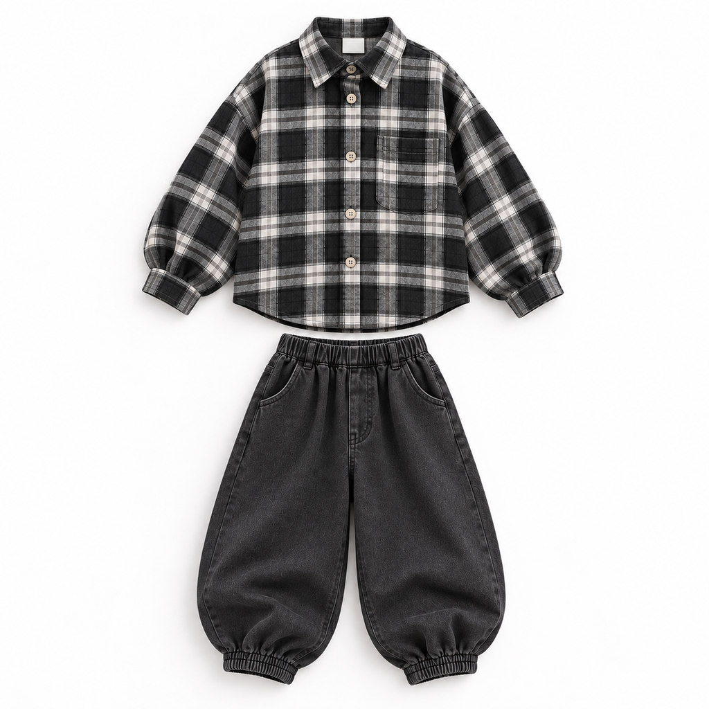 Ensemble Alba — Chemise Oversize & Pantalon