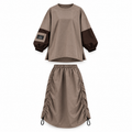 Ensemble Lina — Tunique & Jupe Oversize