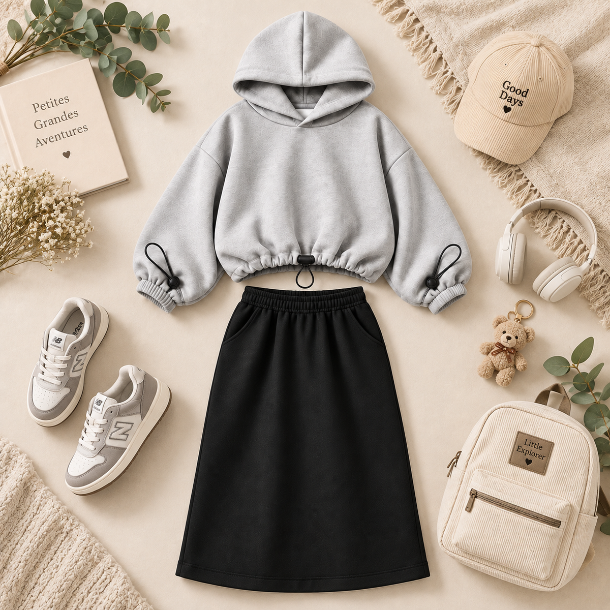 Ensemble Naya — Hoodie & Jupe Longue