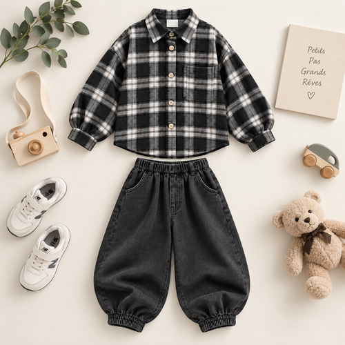 Ensemble Alba — Chemise Oversize & Pantalon