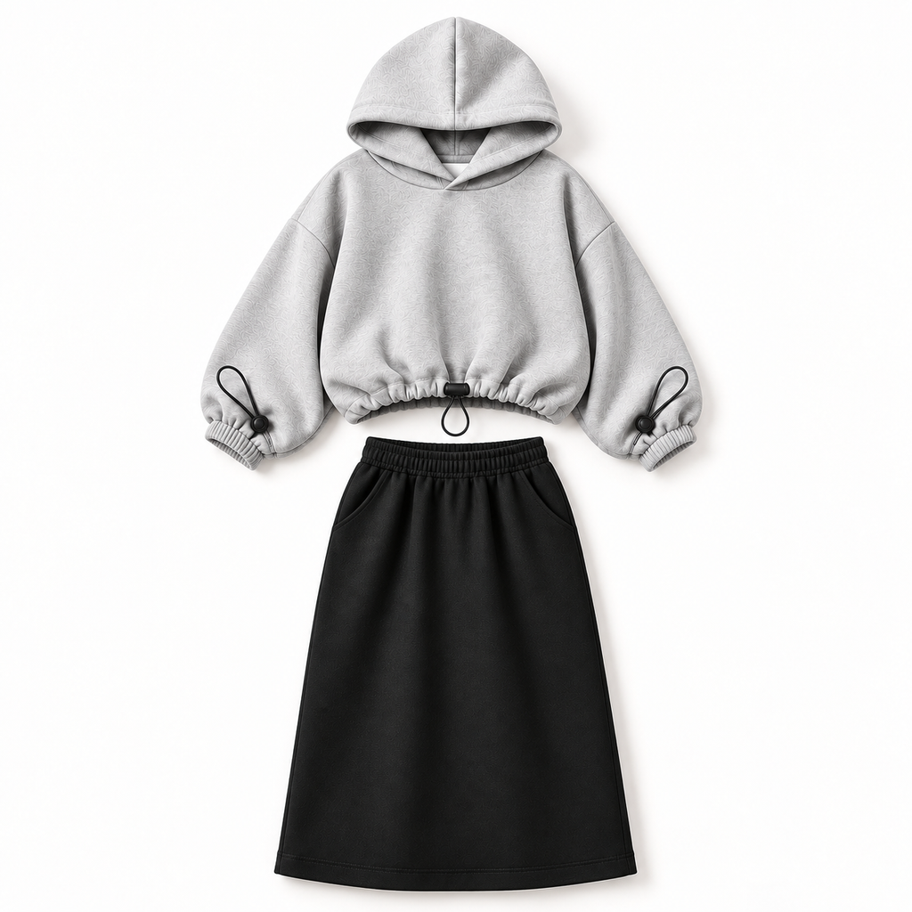 Ensemble Naya — Hoodie & Jupe Longue